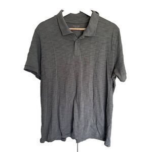 Vince Men's Grey Casual Cotton Polo XL
